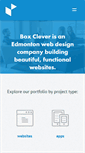 Mobile Screenshot of boxclever.ca